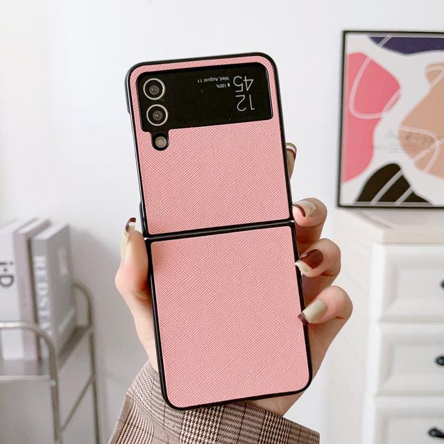 Husă pentru telefon de culoare solidă pentru Samsung Galaxy Z Flip 1 2 3 4 /Z Fold 3 4 Husă de protecție spate completă