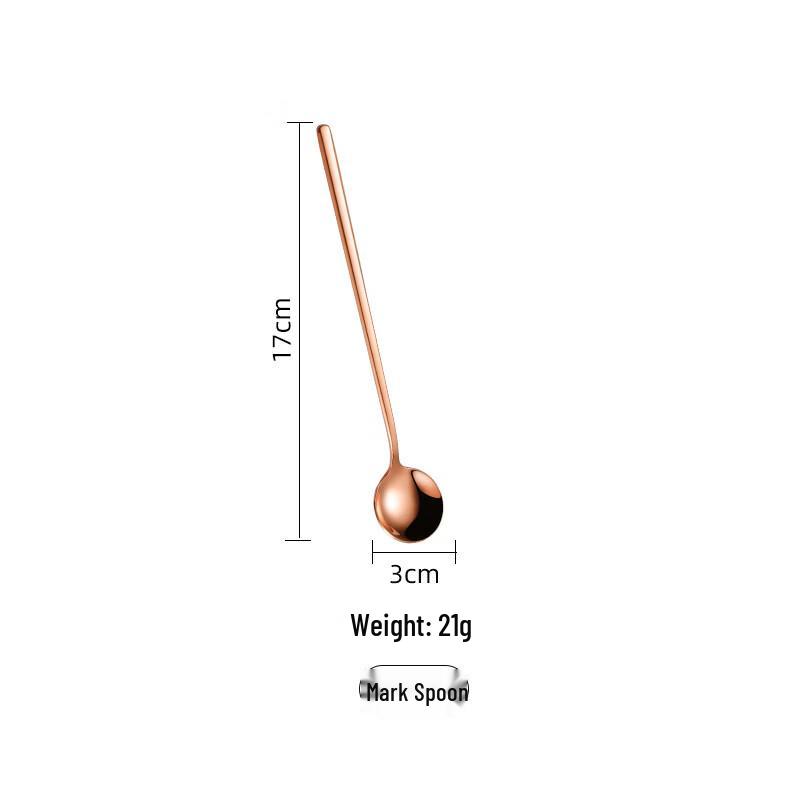 

Rose Gold 304 Stainless Steel Coffee & Dessert Spoons, 12-Pack