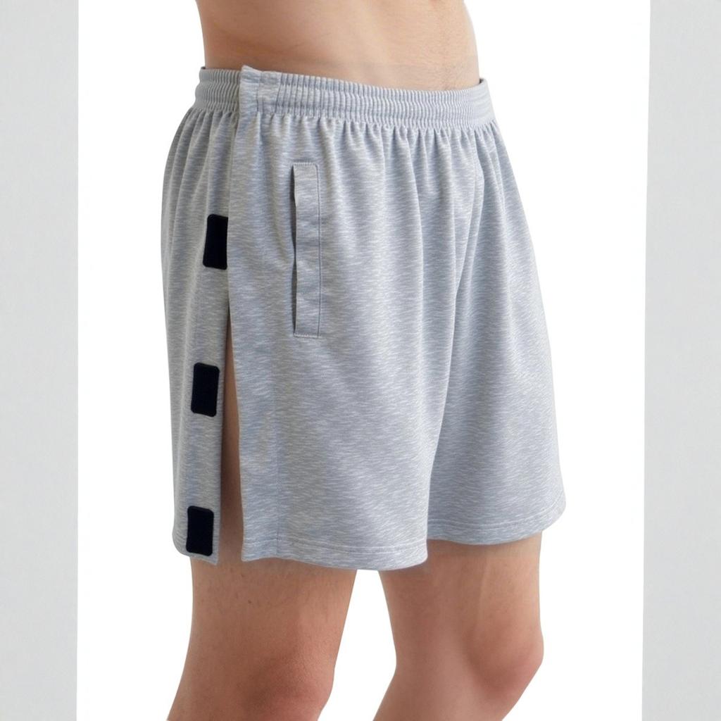 Herrenshorts Doppelseitig Offener Saum Locker Geschnitten Lässig Mit Taschen