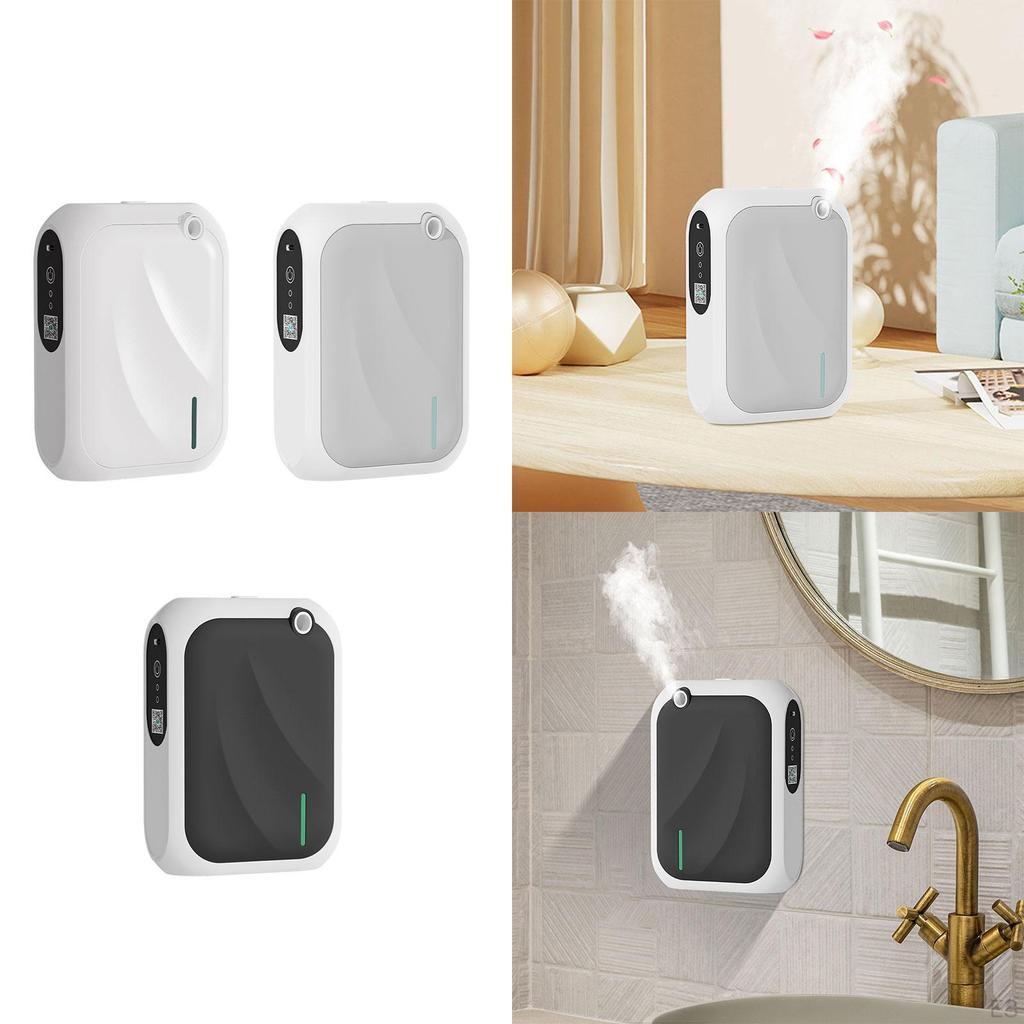 Essential Oil Diffuser Mute Fragrance for Large Area Toilet Bedroom White