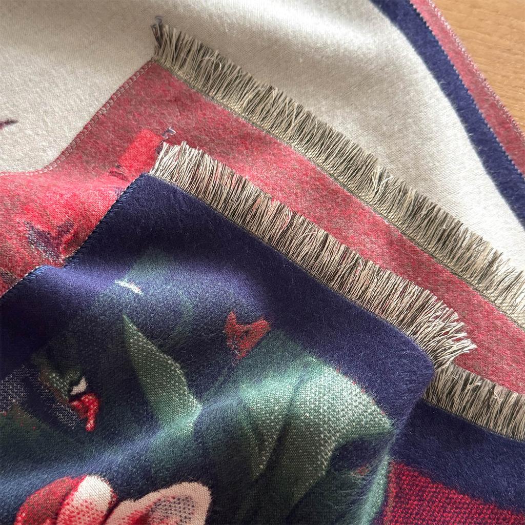 Winter Thickened Warm Shawl Cashmere And Versatile Variety Of Windproof And Cold-Proof Scarf Neck Protection Scarves