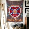 Custom Name Heart of Midlothian Wall Tapestry Aesthetic Wall Hanging Printed Fabric Blanket Decorative Tapestries for Bedroom Living Room Home Decor