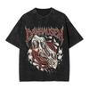 Washed T Shirts Danhausen Curses Meme Horror Hip Hop TShirts Oversize  Streetwear Short Sleeve Summer Tops Tees Men Women