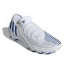Adidas Predator Edge.3 Low MG Diamond Edge Pack Herren Sneaker Weiß Wolkenweiß Hi-Res-Blau GY8074
