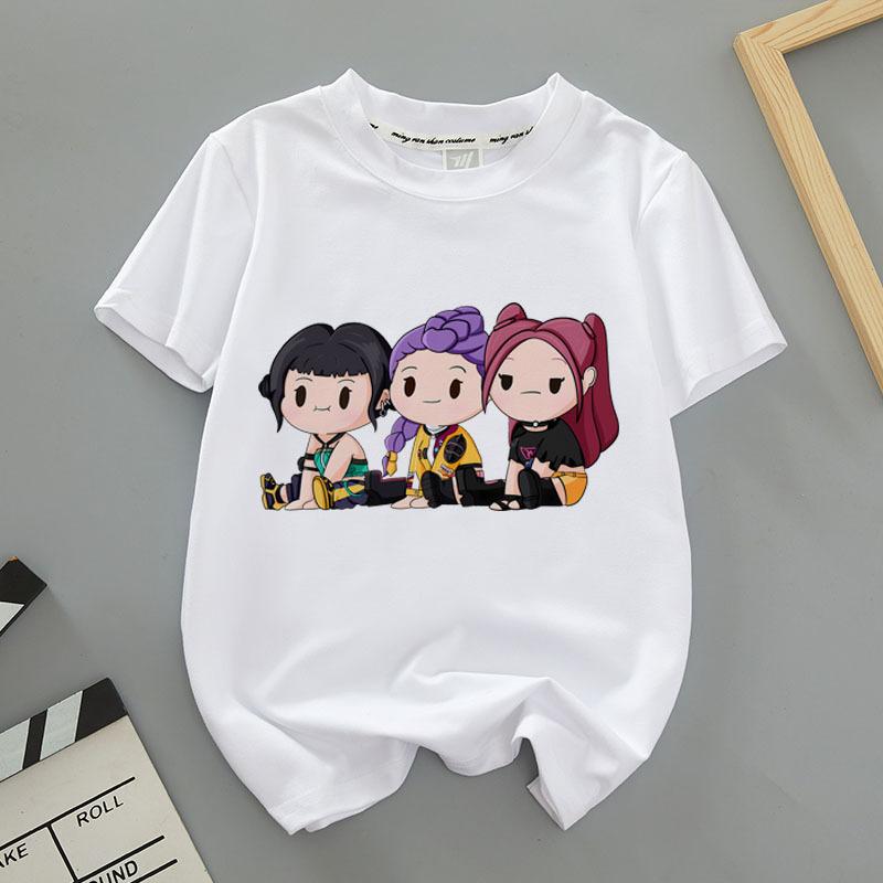 Cartoon Anime Printed Summer Comfortable Loose Soft Breathable Women's T-shirt- Soft Medium Stretch Polyester Fabric Summer Relaxed Fit Clothing