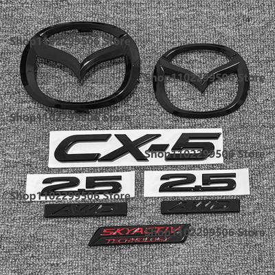 Emblemat ABS do Mazda CX-5 2017-2021 Logo Samochodu Grill Przedni Bagażnik Kierownica Tylna Klapa Bagażnika Odznaka Naklejka Kreatywna Modyfikacja