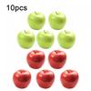 10pcs Large Artificial Fake Red Green Apples Fruits Kitchen Home Food Decor