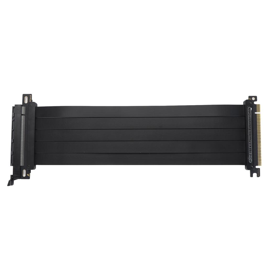 PCIe 4.0 X16 GPU Riser Cable 16X Flexible Cable High Speed Extension Port Adapter 180 Degree EMI Shielded PCIe