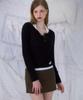 Rose Franz Pocket Mini Skirt [Khaki]