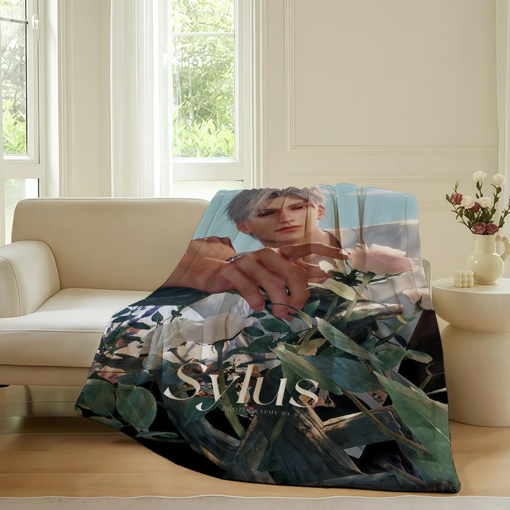 Love and Deepspace Sylus Blanket For Sofa Office Bed Plane Travel Sleep Read Relax Camping Soft And Warm
