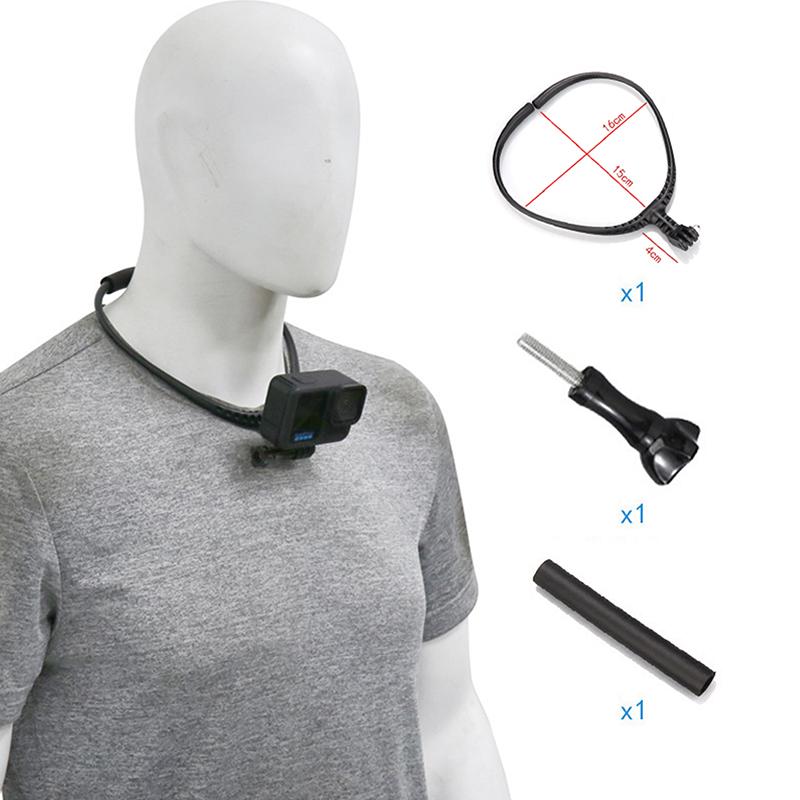 

Cycling Collar Neckband Phone Live Streaming Stand Action Camera Neckband Recorder Stand