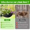 Fabric Planter Basket Liner Felt Flower Pot Liner Replacement Garden Wall Hanging Plant Basket Fiber Insert for Outdoor Plants Avoid Bird Nesting
