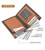 Men's Horizontal PU Leather Wallet - Korean Style Card Holder In-Stock