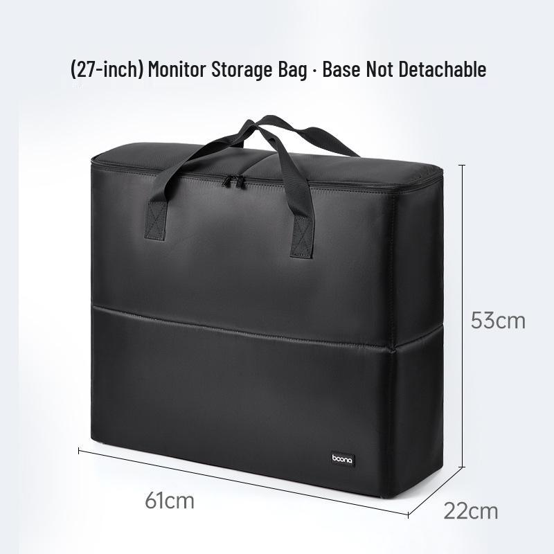 Portable Desktop Computer Storage Bag for 24-27 Inch Monitors