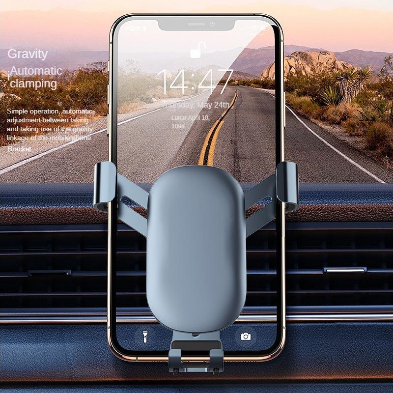 Autotelefonhalter Metallhaken Auto Schwerkrafthalterung Armaturenbrett Luftauslass Autotelefonhalter