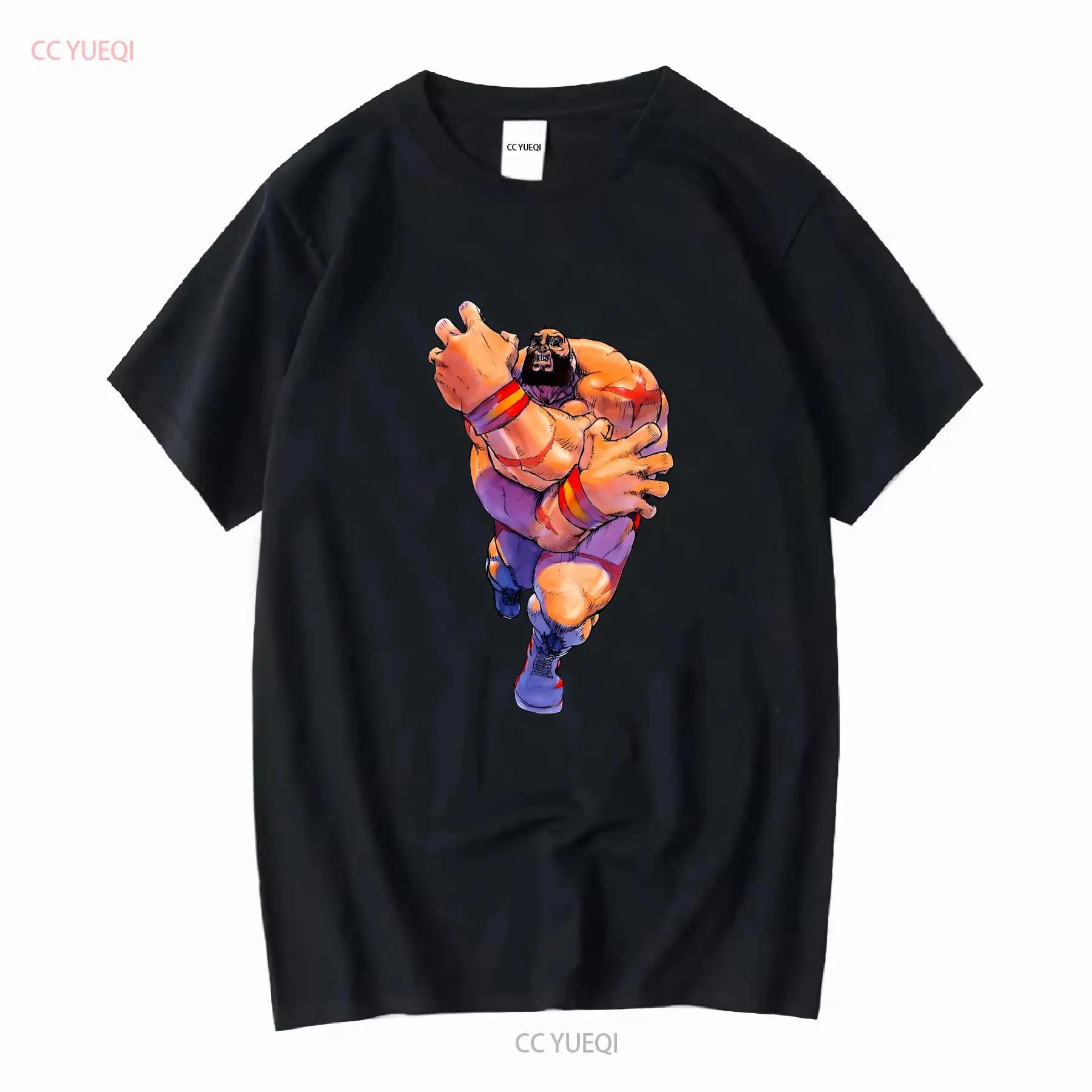 Zangief Super Street Fighting 2 Turbo Premium T shirt Vectorized Design long or short sleeves vintage Washed S