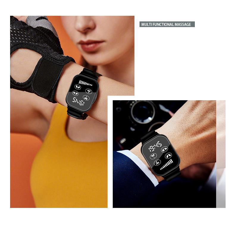 Life Waterproof EMS Microcurrent Pulse Massage Smartwatch
