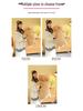 Cartoon Dinosaur Transforming Plush Pig Toy - Long Fur Sleeping Hug Pillow