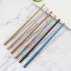 Hot Sale Reusable Metal Retractable Drink Straw Portable Collapsible Telescopic Stainless Steel Straws