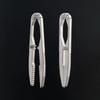 Small Size Titanium Zinc Zinc Alloy Tweezer Portable Outdoor Tool Easy To Use Camping Tweezer  Travel