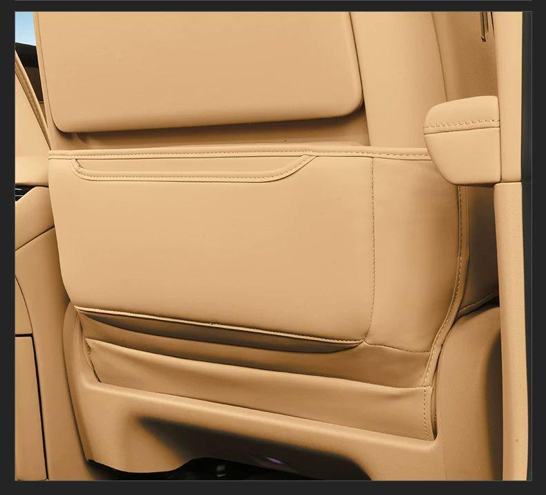 S9 Passenger Side Anti-Kick & Anti-Dirt Mat, Nappa Leather Zero-Gravity Rear Seat Protector