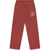 Essentials Fleece Relaxed Sweatpants Crimson Men Bottoms Red 130HO244326F