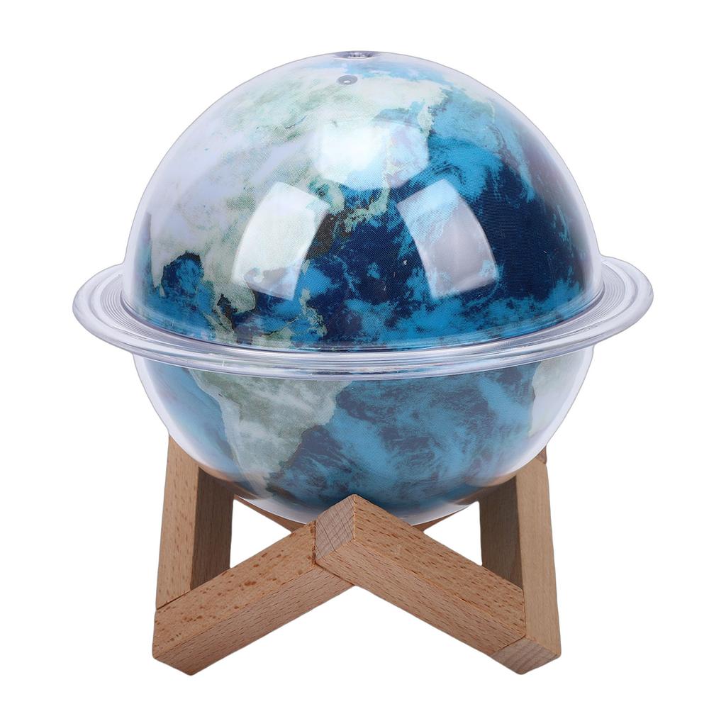   Earth Lamp Humidifier, Multicolor Night Light with 330ml Water   for Aromatherapy Diffuser and   Purifier, 5dB Quiet  , Stylish Stand f