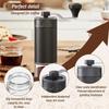 A78E-Portable Manual Coffee Grinder With 40 Adjustable Settings, Hand Coffee Bean Mill(30G) For Home Office For Travel Camping