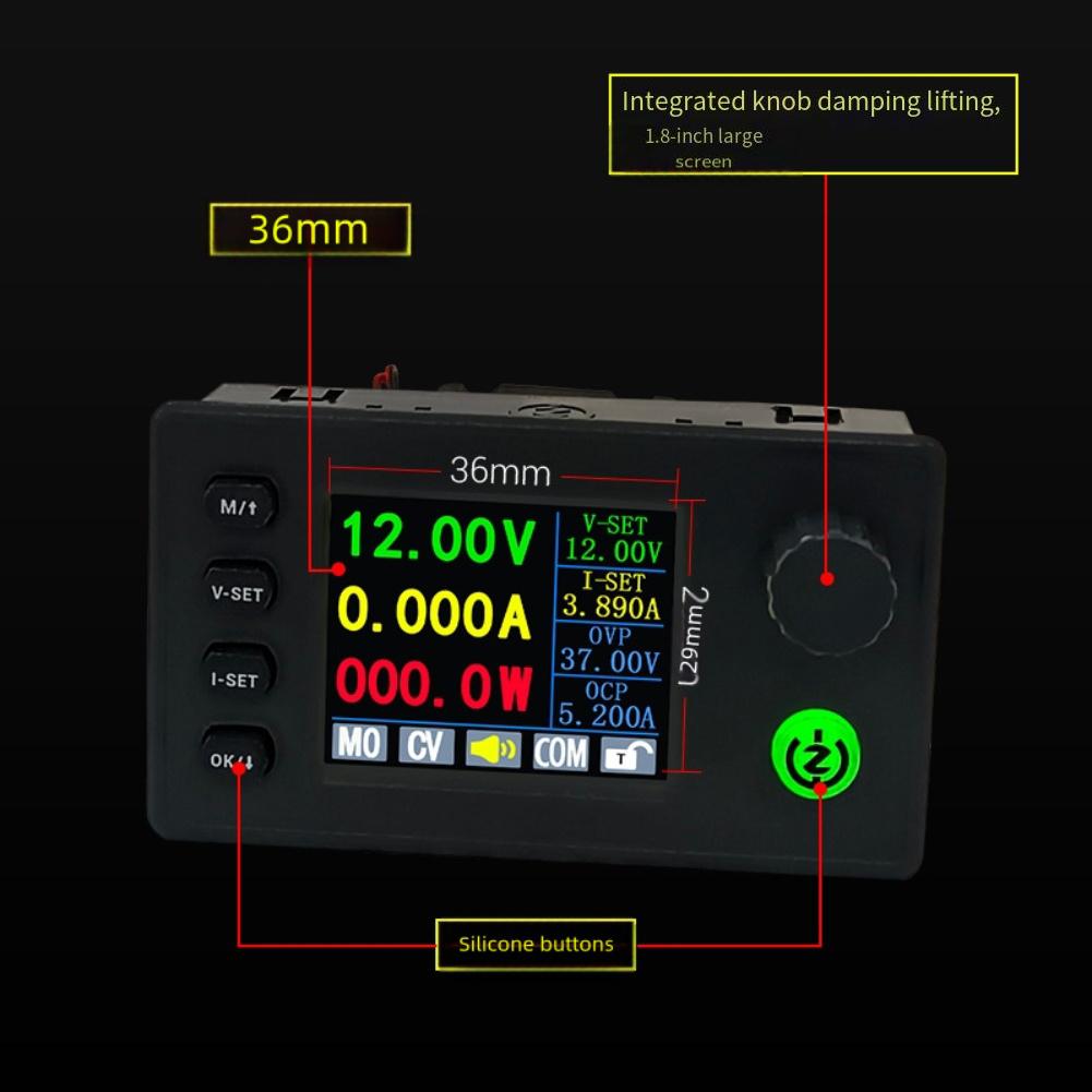 Einstellbares Boost DC-Netzteilmodul CNC SK150C 150W mit 1,8-Zoll-Farbdisplay und Kommunikationsschnittstelle