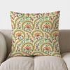 Vibrant Floral Paisley Double-Sided Printed Pillow Cover Short Plush Suitable Living Rooms Bedrooms Sofas Throw Cushion Cover