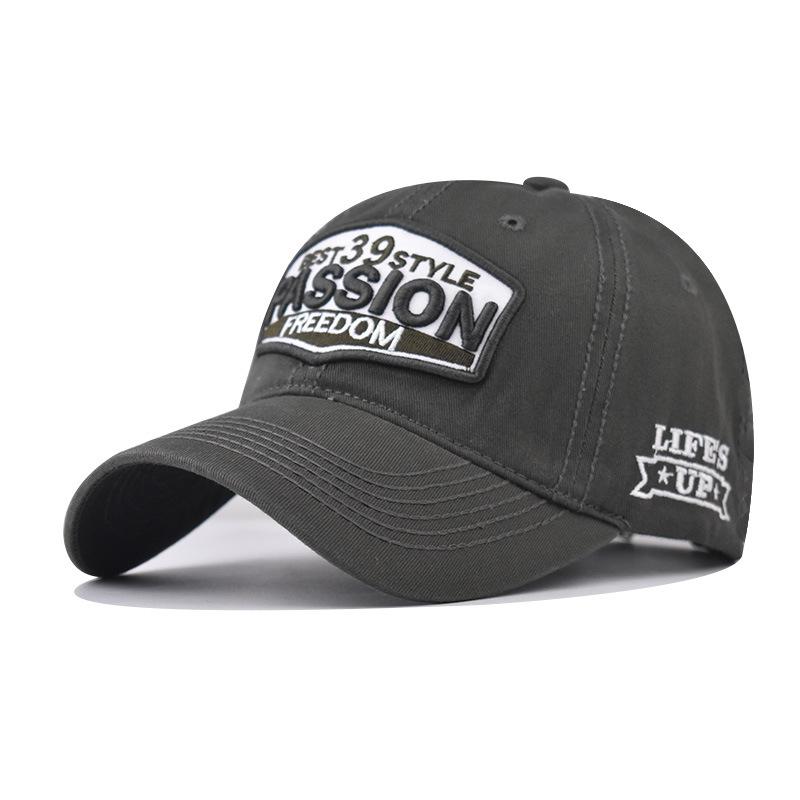 

Unisex Cotton Washed Baseball Cap Men Letter Embroid Vintage Fashionable 4 Season Wear Casual Street Wear Outdoor Caps Male One Size