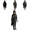 Black Adam Halloween Cosplay Costume Set For Kids And Adults