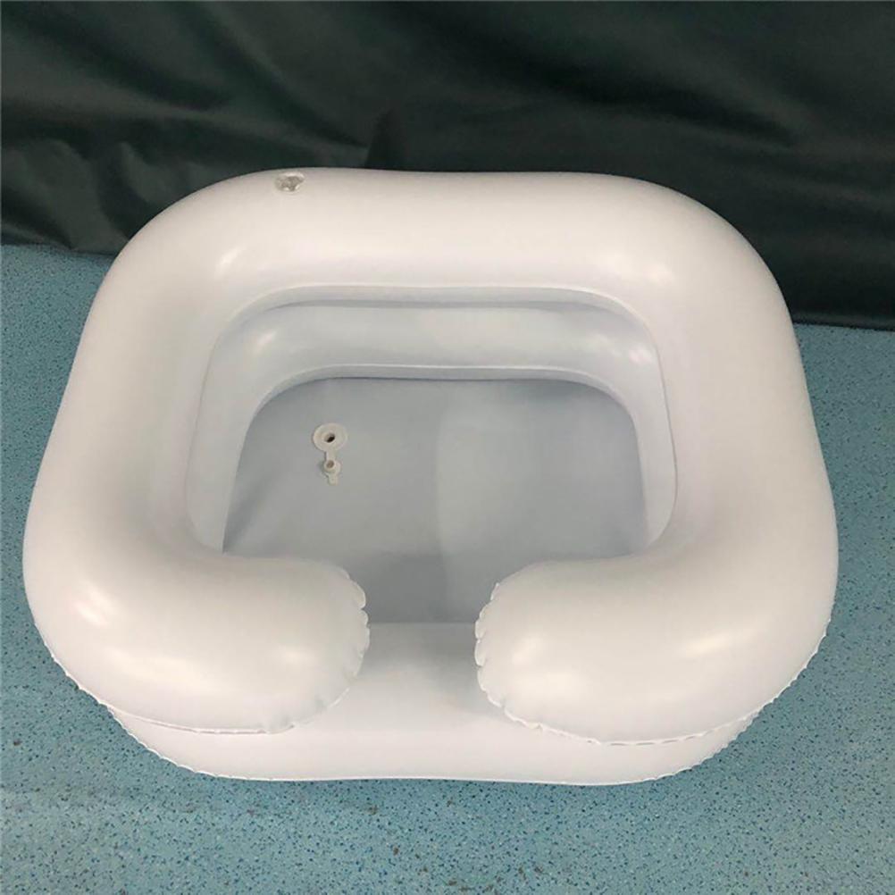 Inflatable Hairwash Basin Shampoo Basin Bathing Aid Wash Hair PVC Foldable Shampoo Basin Wash Basin