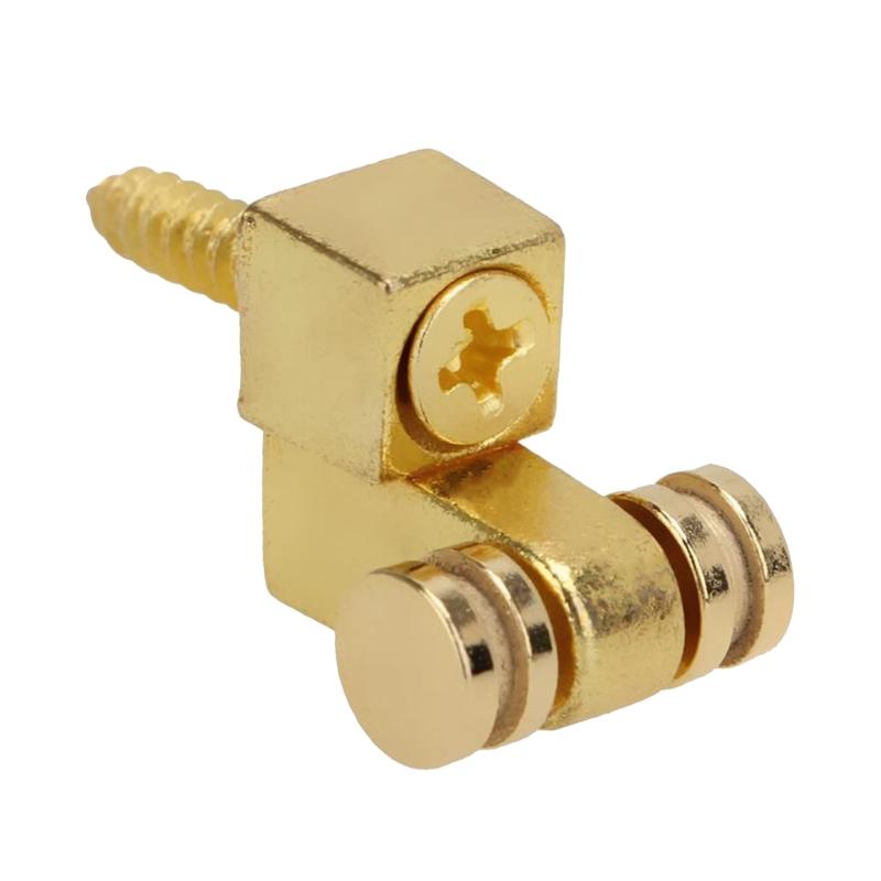 Electric Guitar String Tree with Mounting Screws,2-Piece Pack (Chrome)