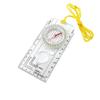 Acrylic Multifunction Compass Map Ruler with Magnifier (4-Pack)