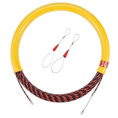 30/50M Cable Wire Puller Duct Snake Rodder Conduit Fish Tape Reel Cable Installation Tool Electrician Threading Device