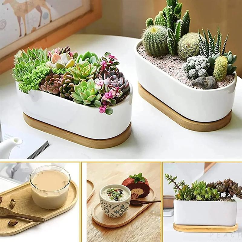 1pcs Large Ellipse18.5cm Mini Solid Wood Small Plate Children Whole Wooden Plate Wooden Plate Japanese Tableware Oval Tray