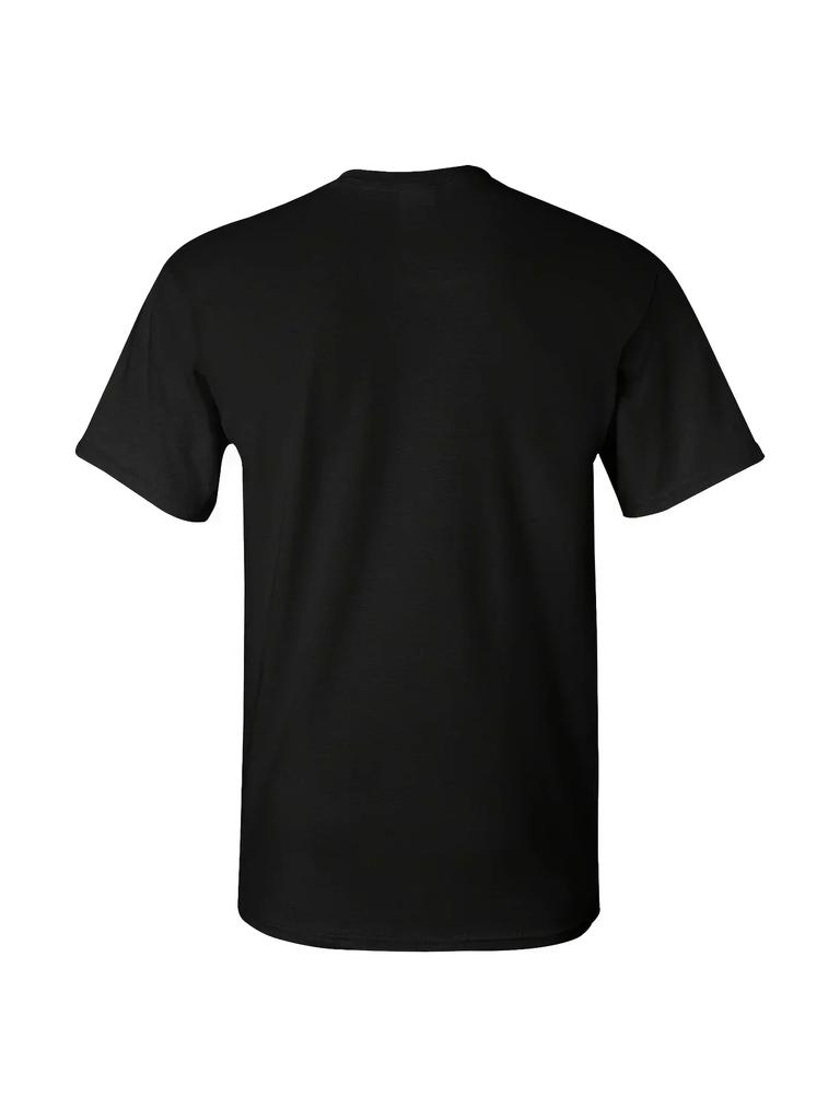 FireHouse Band Graphic T-Shirt for Adults Black Casual Tee with Bold Flame House Band Member Print Short Sleeve Round Neck