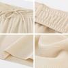 Women's Summer Ice Silk High-Waisted Wide-Leg Pants - Lightweight, Thin, Drapey, Floor-Length Casual Trousers
