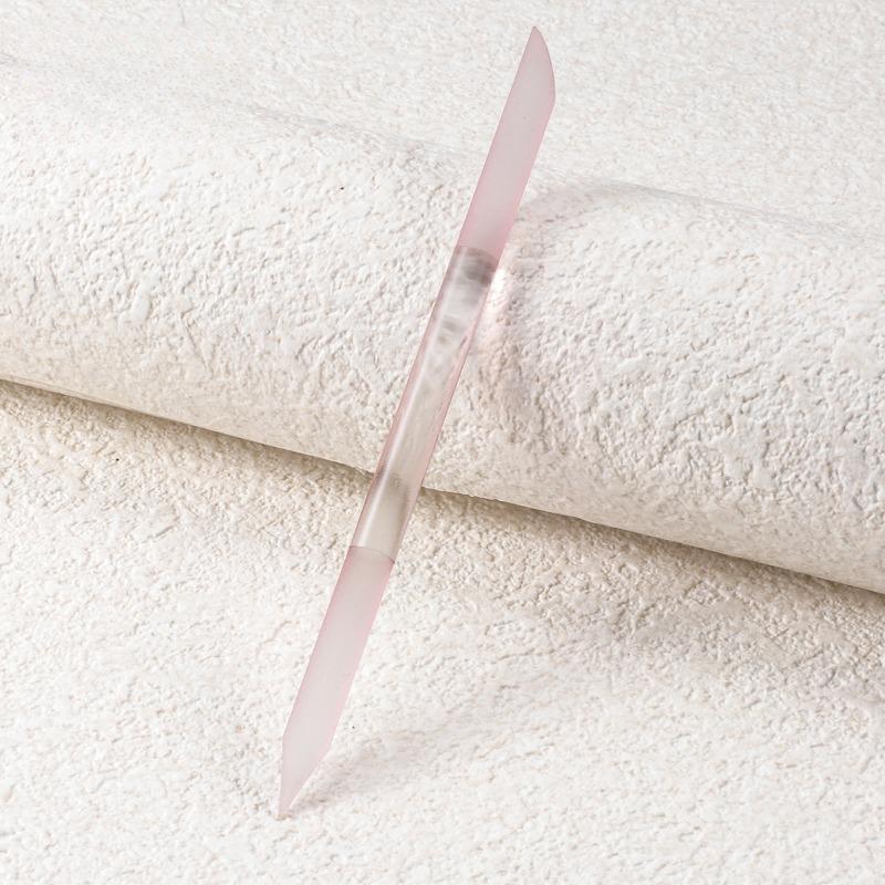 1 STK zylindrische sandgestrahlte Glasnagelfeile Maniküre Nano-Kristall Gravurstift Polieren Nano-Feile Nagelfeilen-Set