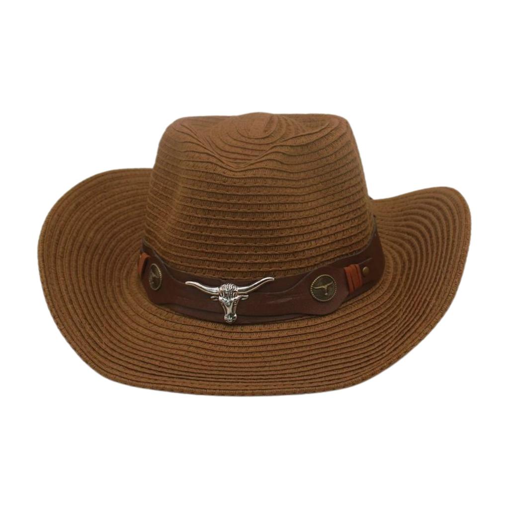 Prairie Vacation Travel High-End Sense Woven Straw Hat Retro Ethnic Style Hand-Embroidered Sunscreen Windproof Straw Hat