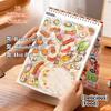 ZIYI Food Stickers Set Food Scene Stickers Creative Fun Relief Stress DIY Food Platter Stickers for Students and Adults