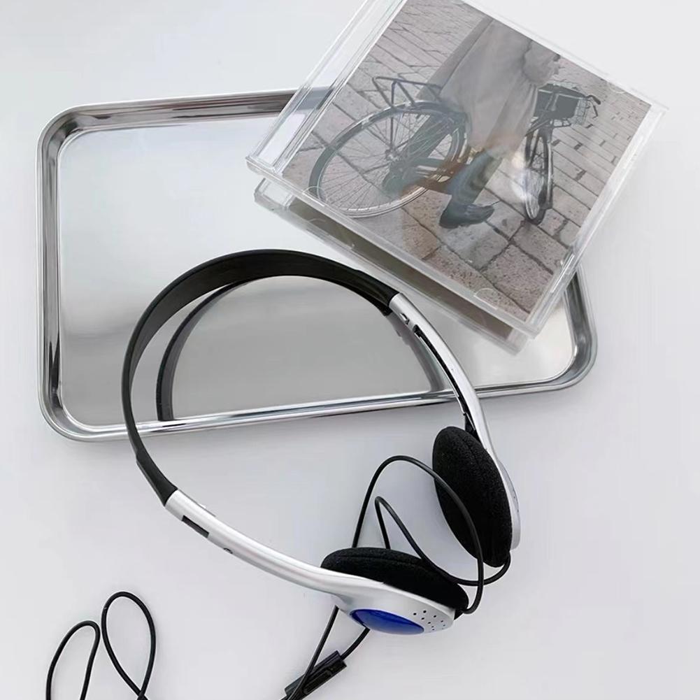 Portable Headphones Personality Retro Nostalgic Headset Black Fashion Style Headset Over Ear Earbud 3.5mm Wired Headset NEW