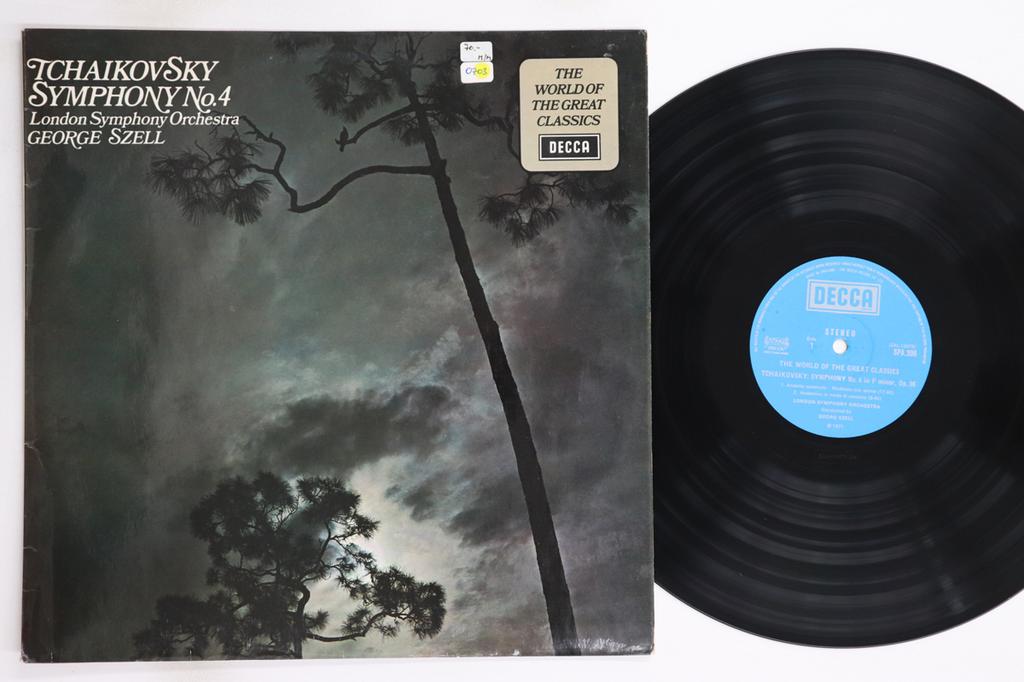 LP Record GEORGE SZELL, LONDON SYMPHONY ORCHE - Tchaikovsky Symphony No.4 In F Mino SPA206 DECCA 1972 UK Classical Used