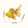 Goldfish Shape Gift Box Elegant Handmade Statue Decorative Ornament for Rings Earrings and Other Delicate Accessories