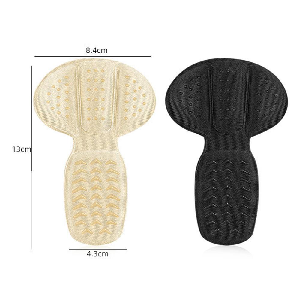 Non Slip Heel Stickers Size Reducer T-Shaped Shoes Insoles Pain Relief Breathable Heel Protection Feet Pads Foot Care Pad