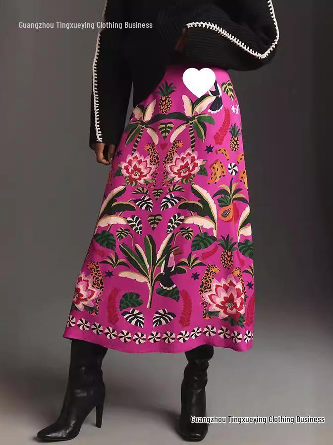 Spring-Summer Retro Street Skirt for Women