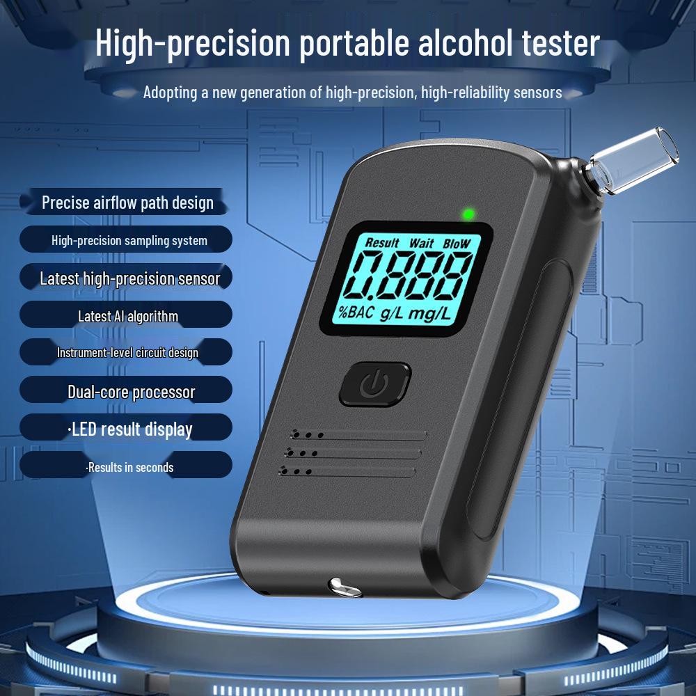 

Compact Personal Breathalyzer - Portable Alcohol Tester for Home Use