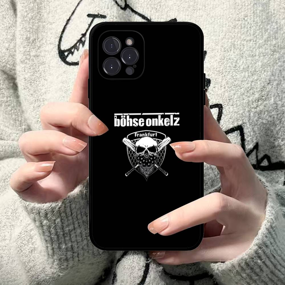 B-Bohse O-Onkelz Band Phone Case For IPhone 17 16 15 Plus X 14 11 12 13 Mini Pro Max Mobile Case
