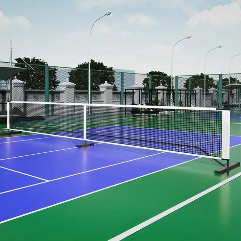 22 FT Professional Pickle Ball Game Net System Backyards Pickle Ball Training Supplies Set Portable Outdoor Pickleball Net
